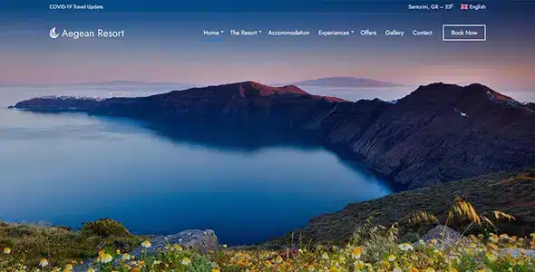 Aegean-Resort-Wordpress-Theme Aegean Resort WordPress Theme 1.5.4 - Image 1