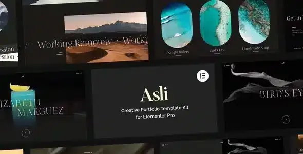 Asli-Creative-Portfolio-Elementor-Template-Kit Asli Creative Portfolio Elementor Template Kit - Image 1