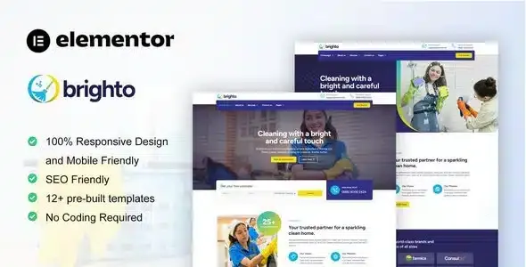 Brighto-Cleaning-Service-Company-Elementor-Kit Brighto Cleaning Service Company Elementor Kit - Image 1