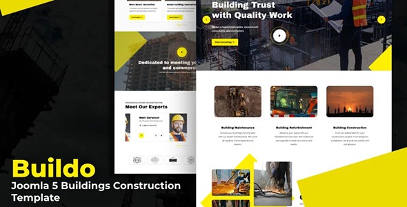Buildo-Joomla-5-Building-Constructions-Template Powerhouse Electronics Mega Store Shopify Theme 1.1.4 - Image 1