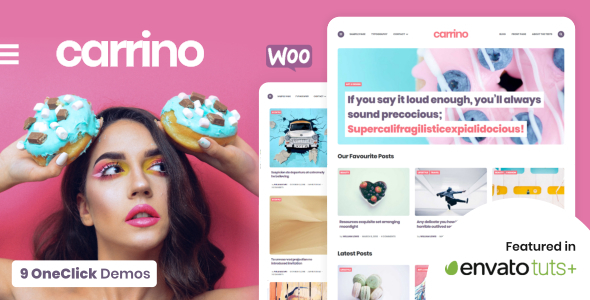 Carrino An Exciting Gutenberg Blog Theme Carrino An Exciting Gutenberg Blog Theme 1.8.7 - Image 1
