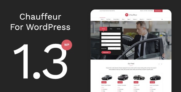 Chauffeur Chauffeur - Limousine, Transport And Car Hire WP Theme