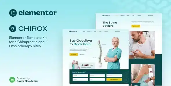 Chirox-Chiropractic-Elementor-Template-Kit Chirox Chiropractic Elementor Template Kit - Image 1