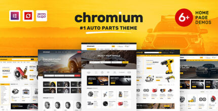 Chromium Auto Parts Shop WordPress Elementor Theme