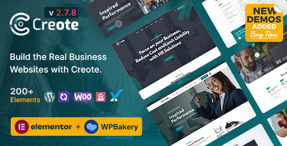 Creote - Corporate & Consulting Business WordPress Theme Creote Corporate and Consulting Theme 2.9.0 - Image 1