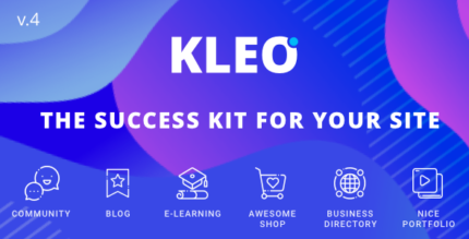 KLEO Community Focused & Multi-Purpose BuddyPress WordPress Theme