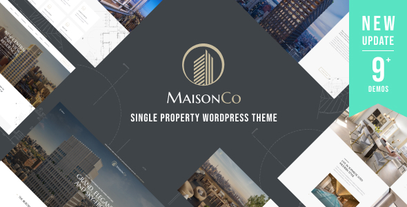 MaisonCo Single Property WordPress Theme MaisonCo Single Property WordPress Theme 2.0.4 - Image 1