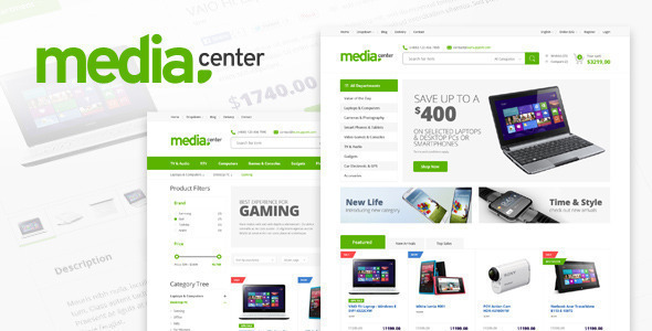 MediaCenter MediaCenter Electronics Store Theme 2.7.23 - Image 1
