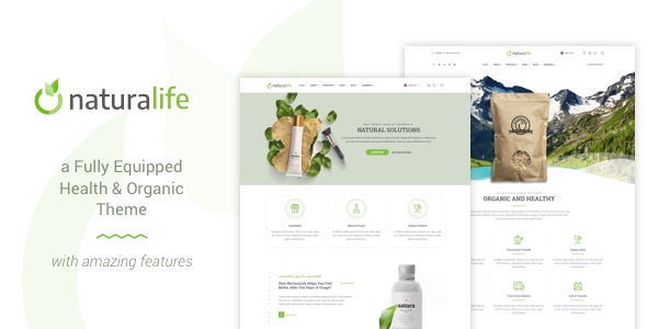 NaturaLife Health & Organic WordPress Theme NaturaLife Health & Organic WordPress Theme
