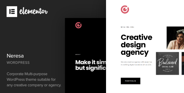 Neresa Elementor WordPress Theme Neresa Elementor WordPress Theme 1.1 - Image 1