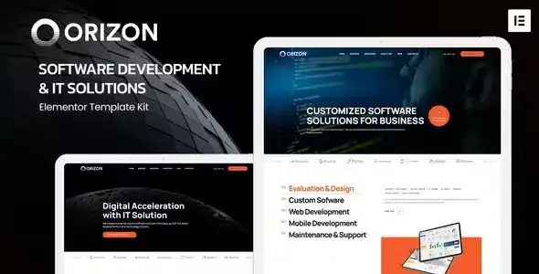 Orizon-Software-Elementor-Template-Kit Orizon Software Elementor Template Kit - Image 1