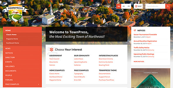 TownPress - Municipality & Town Government WordPress Theme TownPress - Municipality & Town Government WordPress Theme
