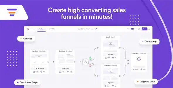 WPFunnels-LMS-Funnels-Addon WPFunnels LMS Funnels Addon 1.3.0 - Image 1