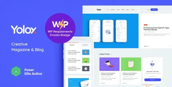Yolox-Business-and-Startup-Blog-Theme Yolox Business and Startup Blog Theme 1.0.14 - Image 1