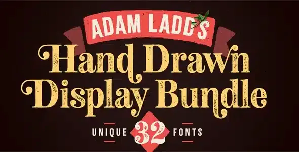 imgi_2_Adam-Ladds-Hand-Drawn-Display-Bundle-Fonts Adam Ladds Hand Drawn Display Bundle Fonts - Image 1